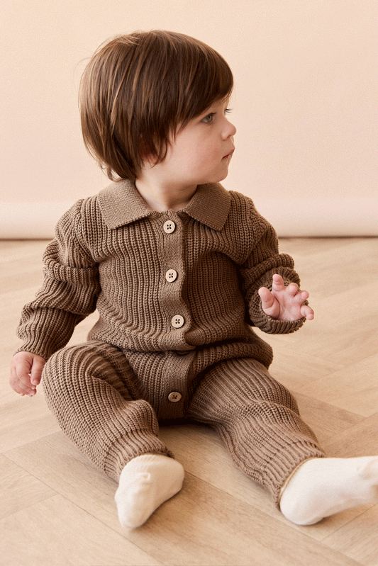 Milan Knitted Onepiece - Pecan