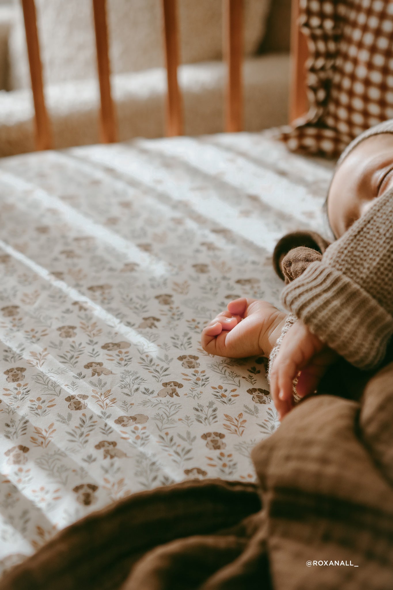 Organic Cotton Cot Sheet - Charlies Backyard
