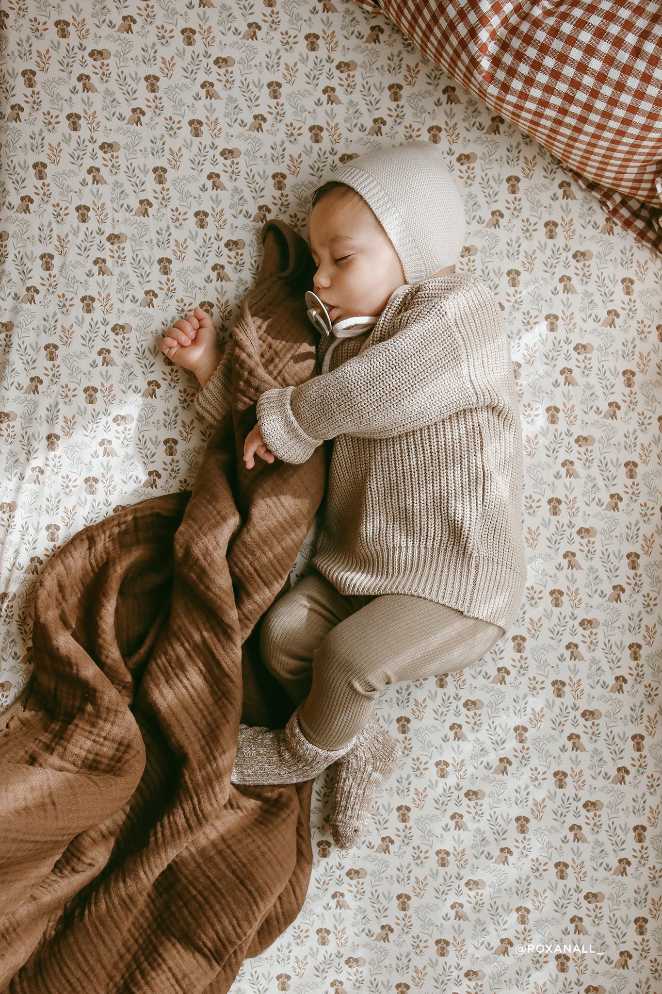 Organic Cotton Cot Sheet - Charlies Backyard