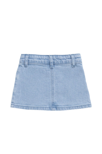 Chelsea Skirt - Washed Denim
