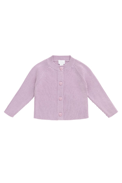 Noelle Cardigan - Lilac Blush