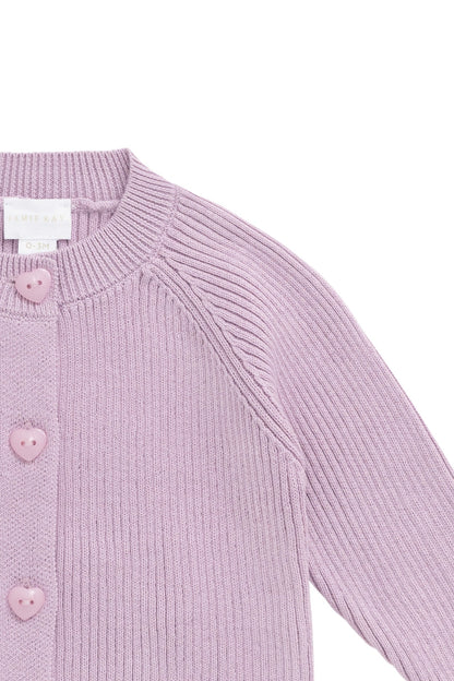 Noelle Cardigan - Lilac Blush
