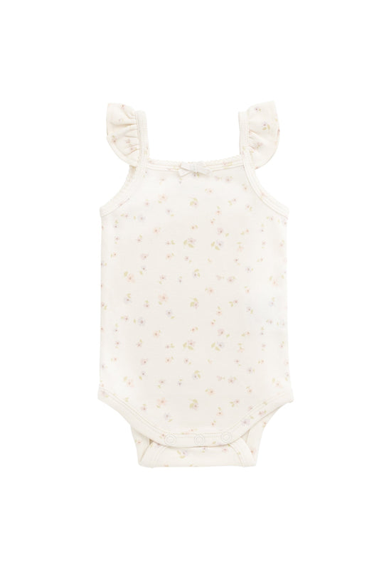 Organic Cotton Bettina Bodysuit - Briella Whisper