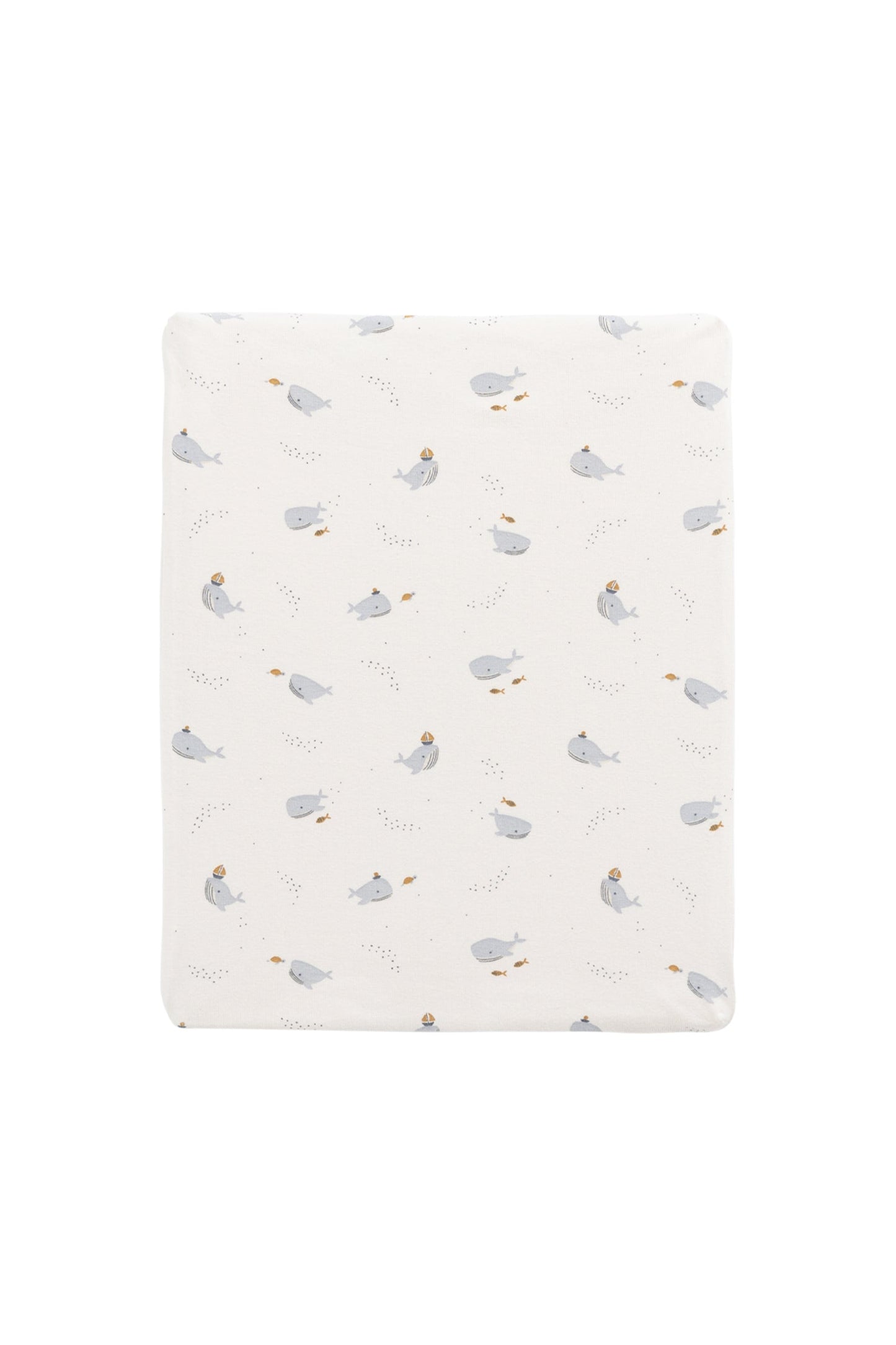 Organic Cotton Cot Sheet - Whales