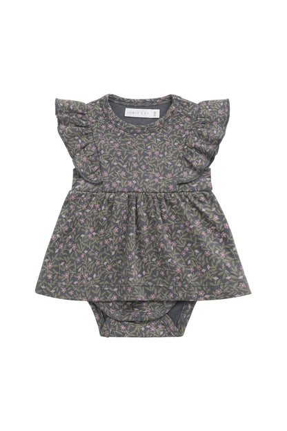 Organic Cotton Elianna Playsuit - Phoebe Lava