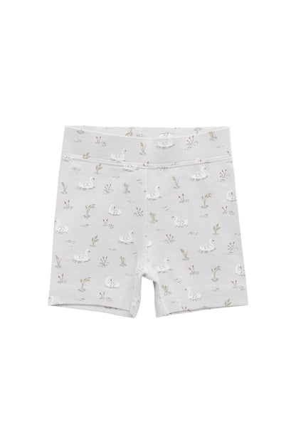 Organic Cotton Everyday Bike Short - Swanning Dawn Blue