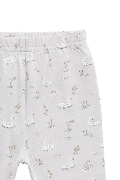 Organic Cotton Everyday Legging - Swanning Dawn Blue