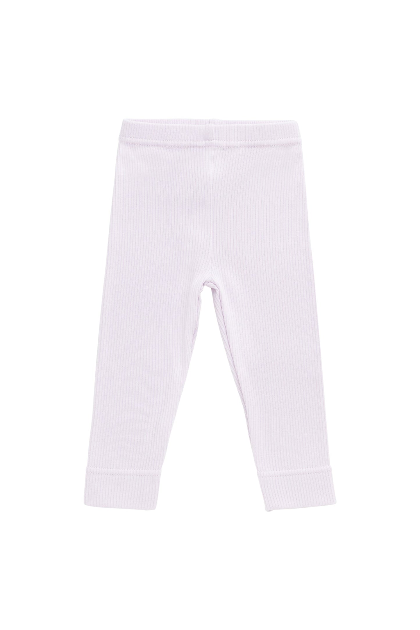 Organic Cotton Fine Rib Everyday Legging - Popsicle