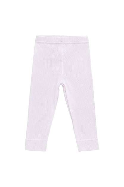 Organic Cotton Fine Rib Everyday Legging - Popsicle