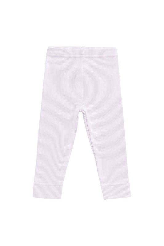 Organic Cotton Fine Rib Everyday Legging - Popsicle