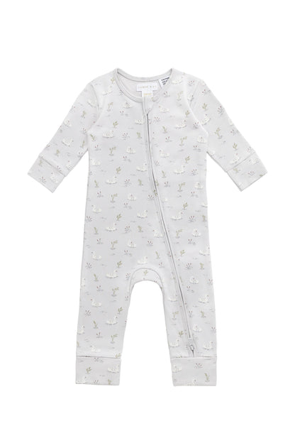 Organic Cotton Frankie Onepiece - Swanning Dawn Blue