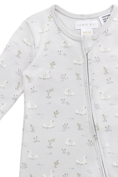 Organic Cotton Frankie Onepiece - Swanning Dawn Blue