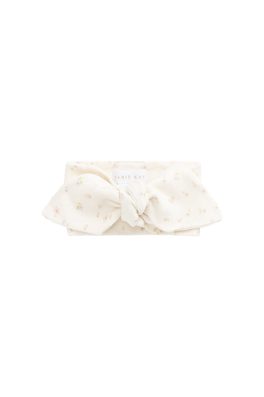 Organic Cotton Headband - Briella Whisper