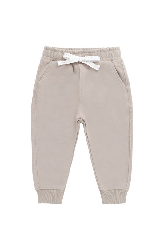 Organic Cotton Jalen Track Pant - Hazy Taupe