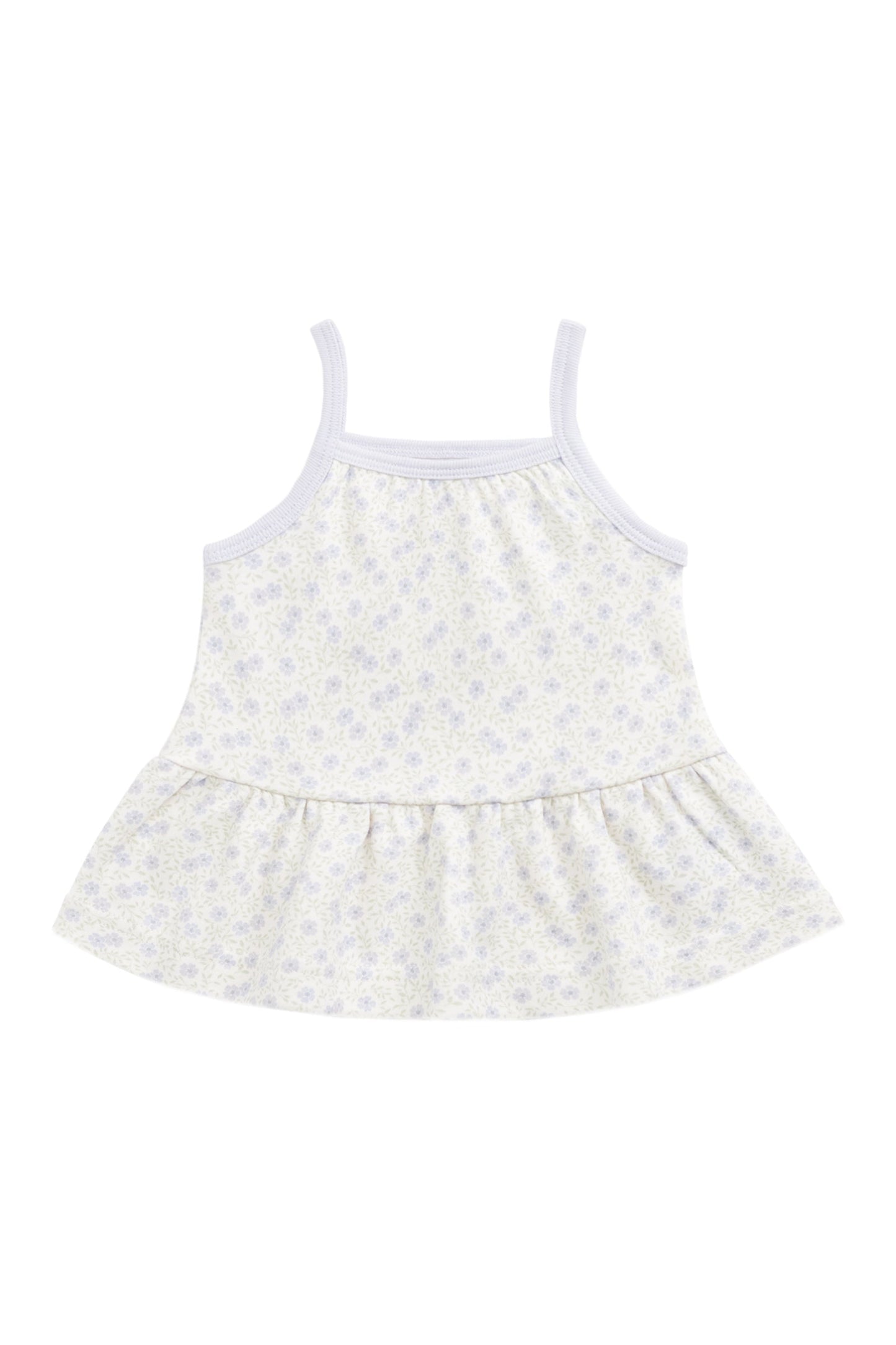 Organic Cotton Meadow Singlet - Emmy Lilac