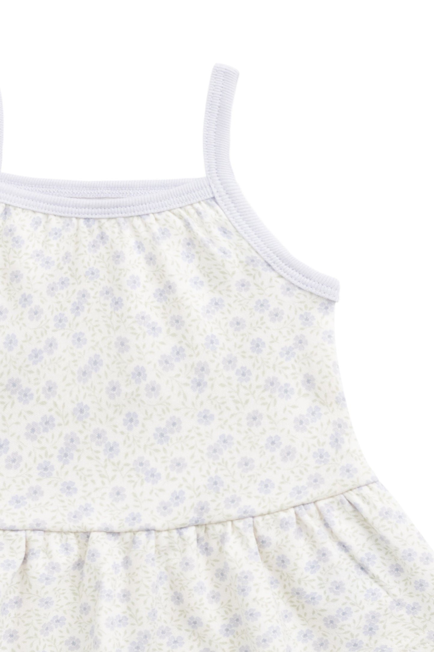 Organic Cotton Meadow Singlet - Emmy Lilac