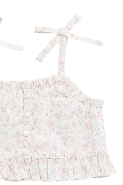 Organic Cotton Mirabel Top - Grace Floral