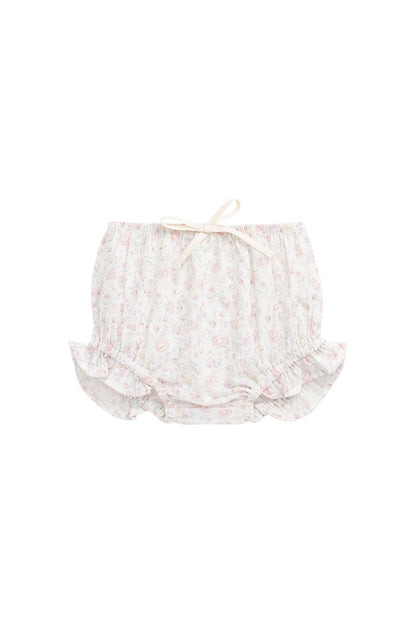 Organic Cotton Voile Frill Bloomer - Grace Floral