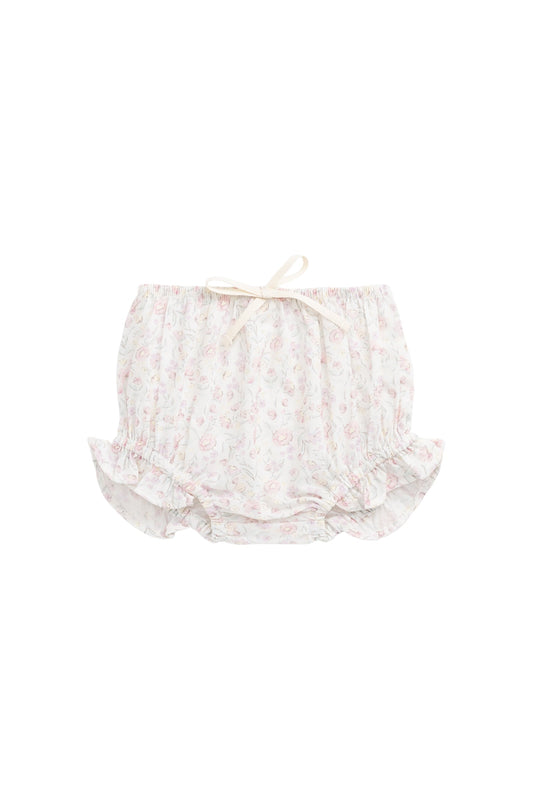 Organic Cotton Voile Frill Bloomer - Grace Floral