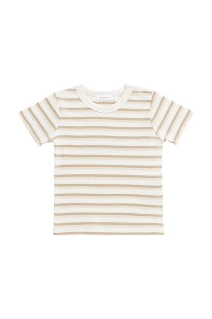 Pima Cotton Willem Tee - Sundrenched Stripe