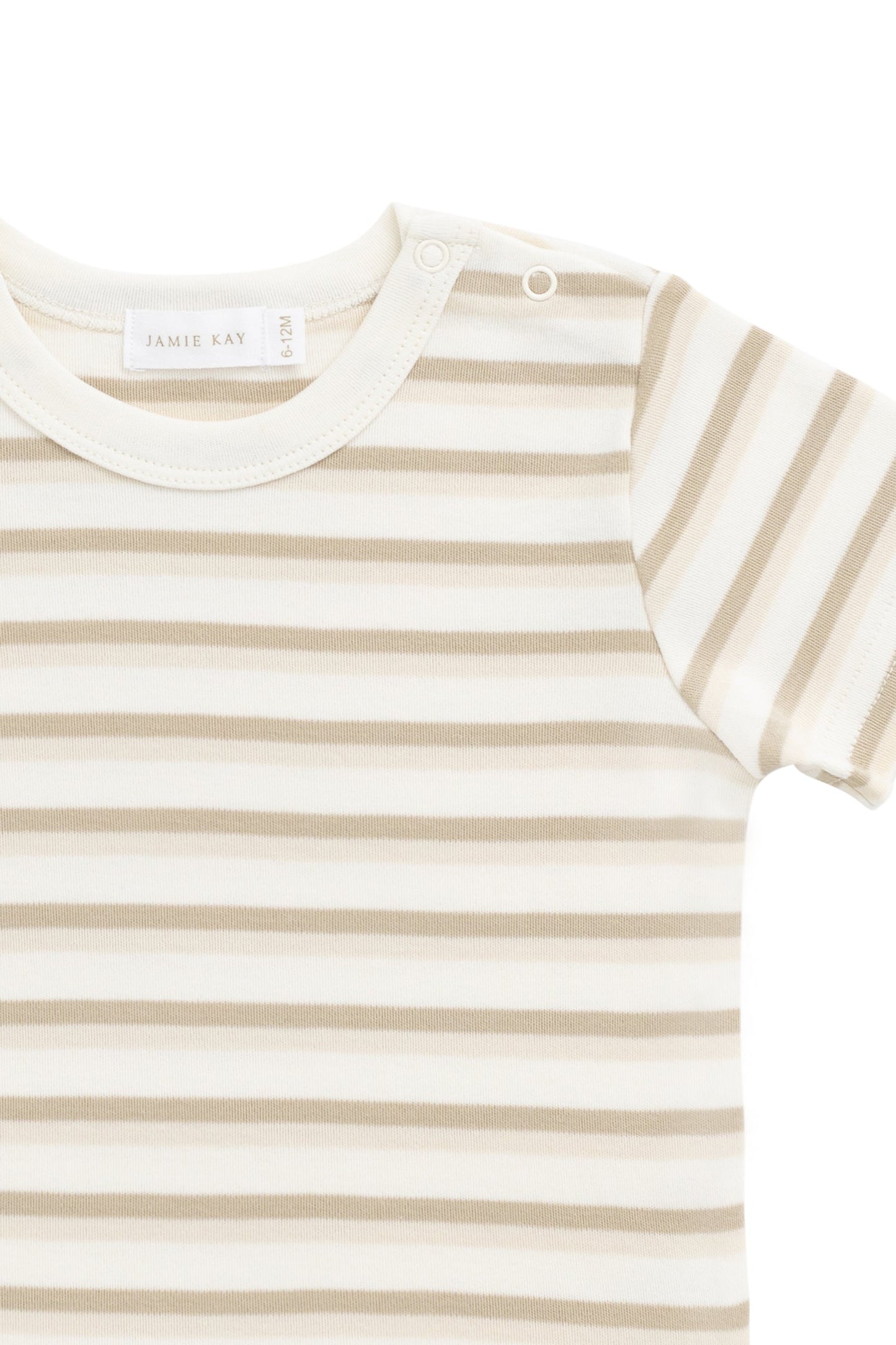 Pima Cotton Willem Tee - Sundrenched Stripe