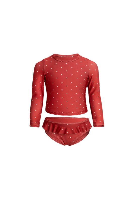 Brielle Swim Set - Mon Amour Red