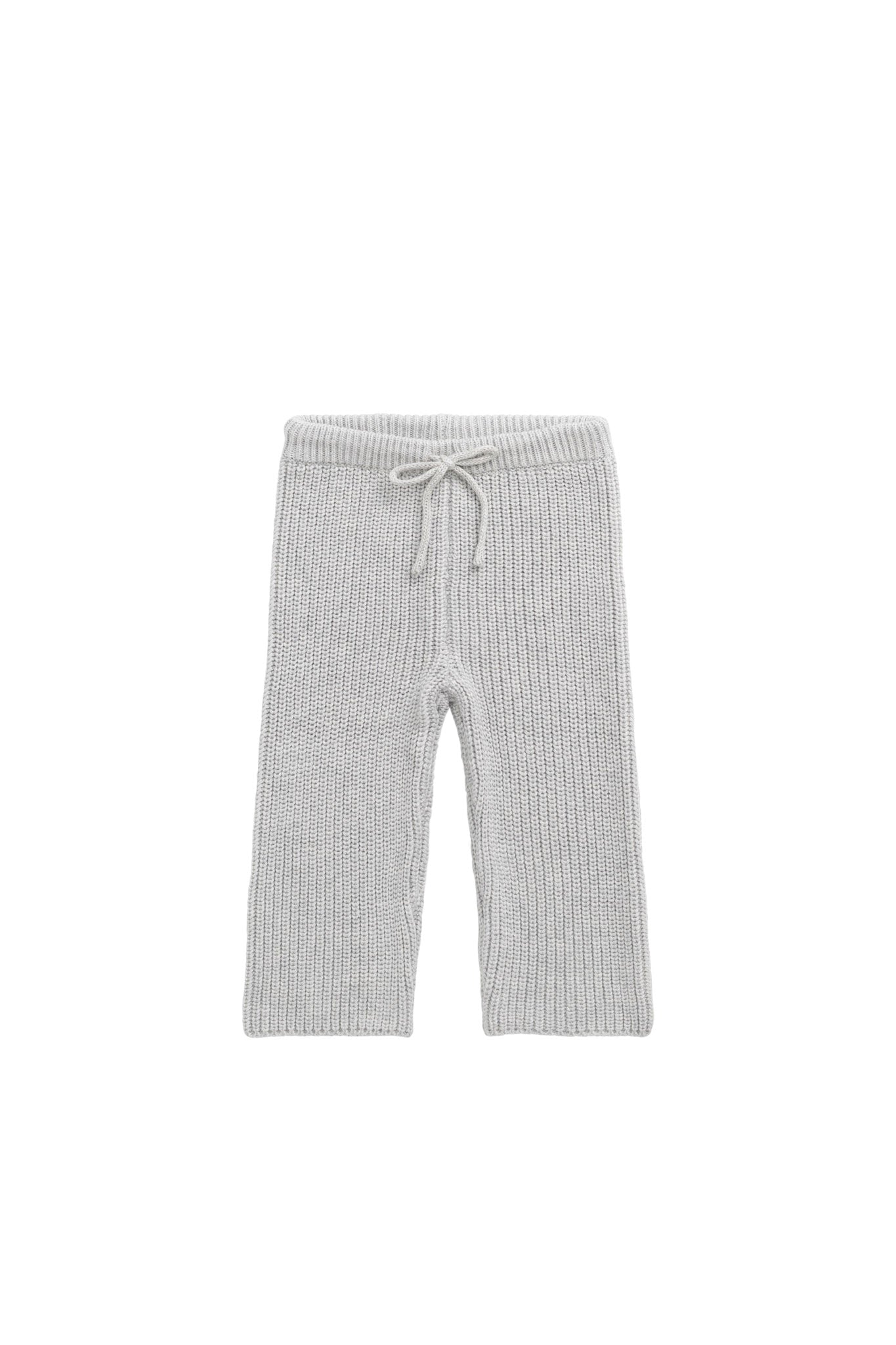 OG Morgan Knit Pant - Light Grey Marle