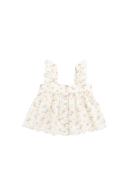 Organic Cotton Haylen Top - Bianca Antique