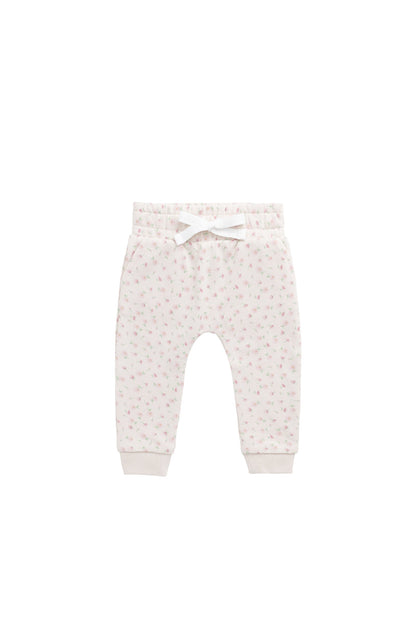 Organic Cotton Lilith Track Pant - Victoria Blush