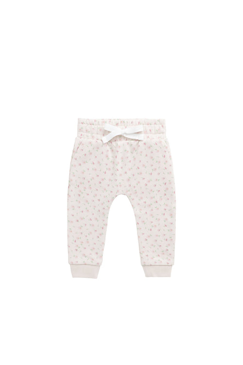 Organic Cotton Lilith Track Pant - Victoria Blush
