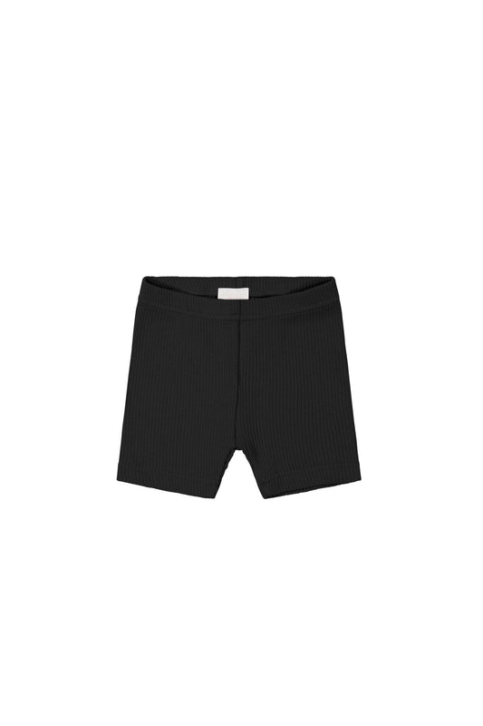 Organic Cotton Modal Elisa Bike Short - Ebony