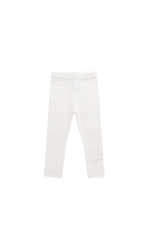 Organic Cotton Modal Everyday Legging - Icing Marle