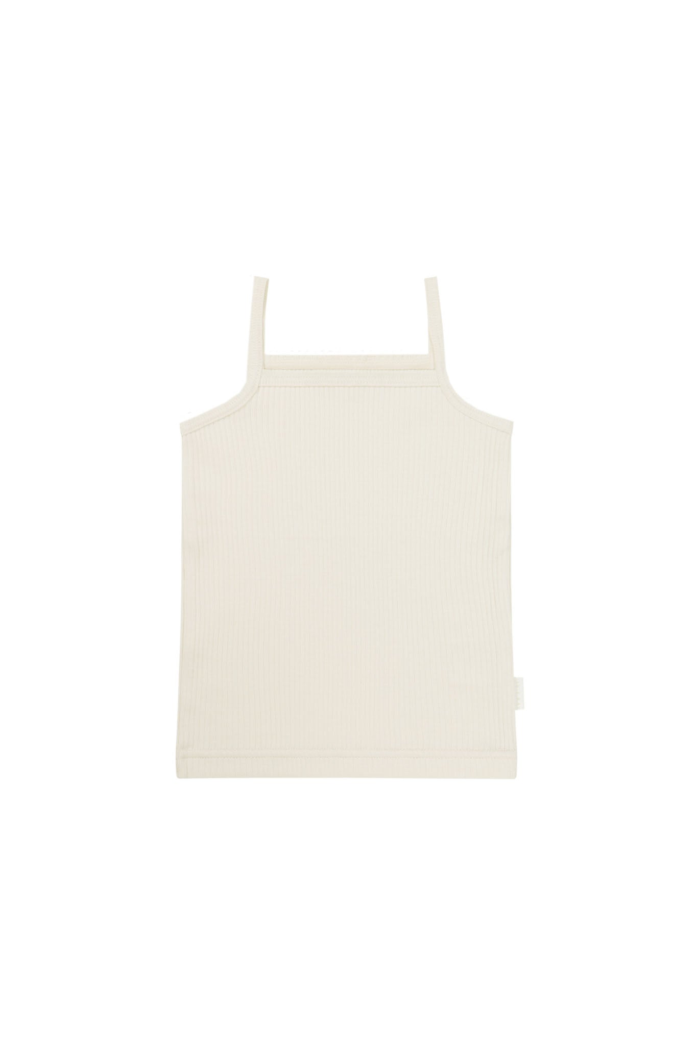 Organic Cotton Modal Marina Singlet - Parchment