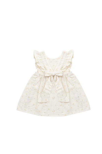 Organic Cotton Muslin Brielle Dress - Vintage Ditsy