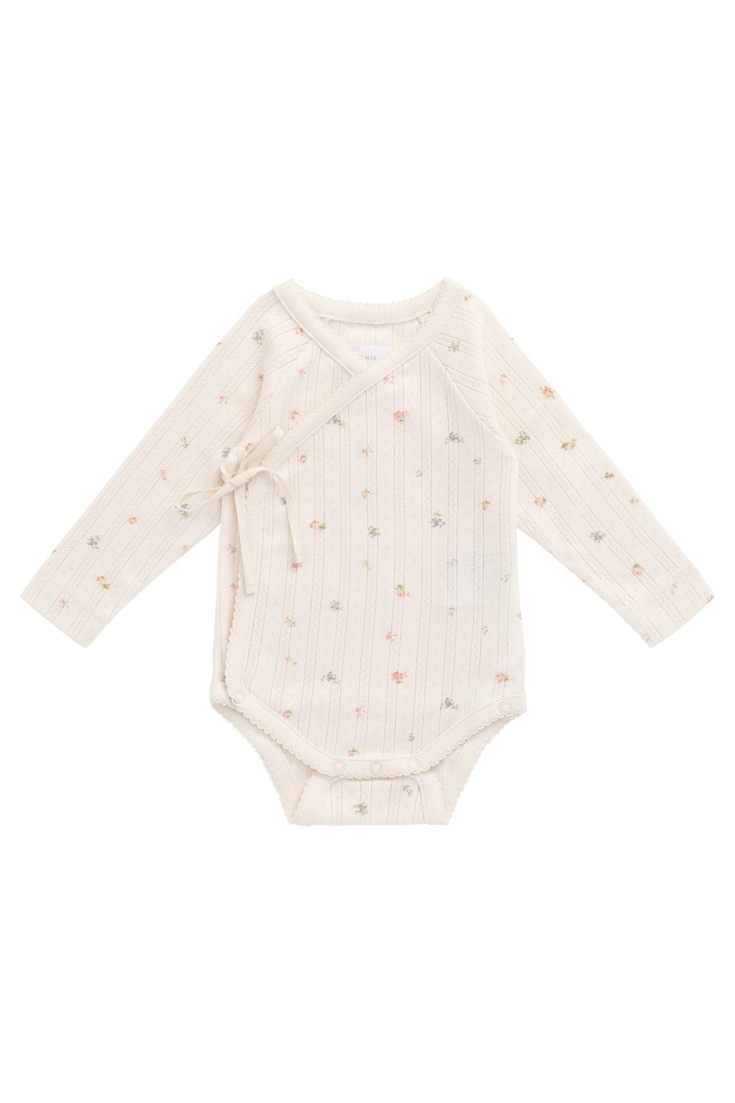 Organic Cotton Pointelle Marina Bodysuit - Sweet Magnolia Simple
