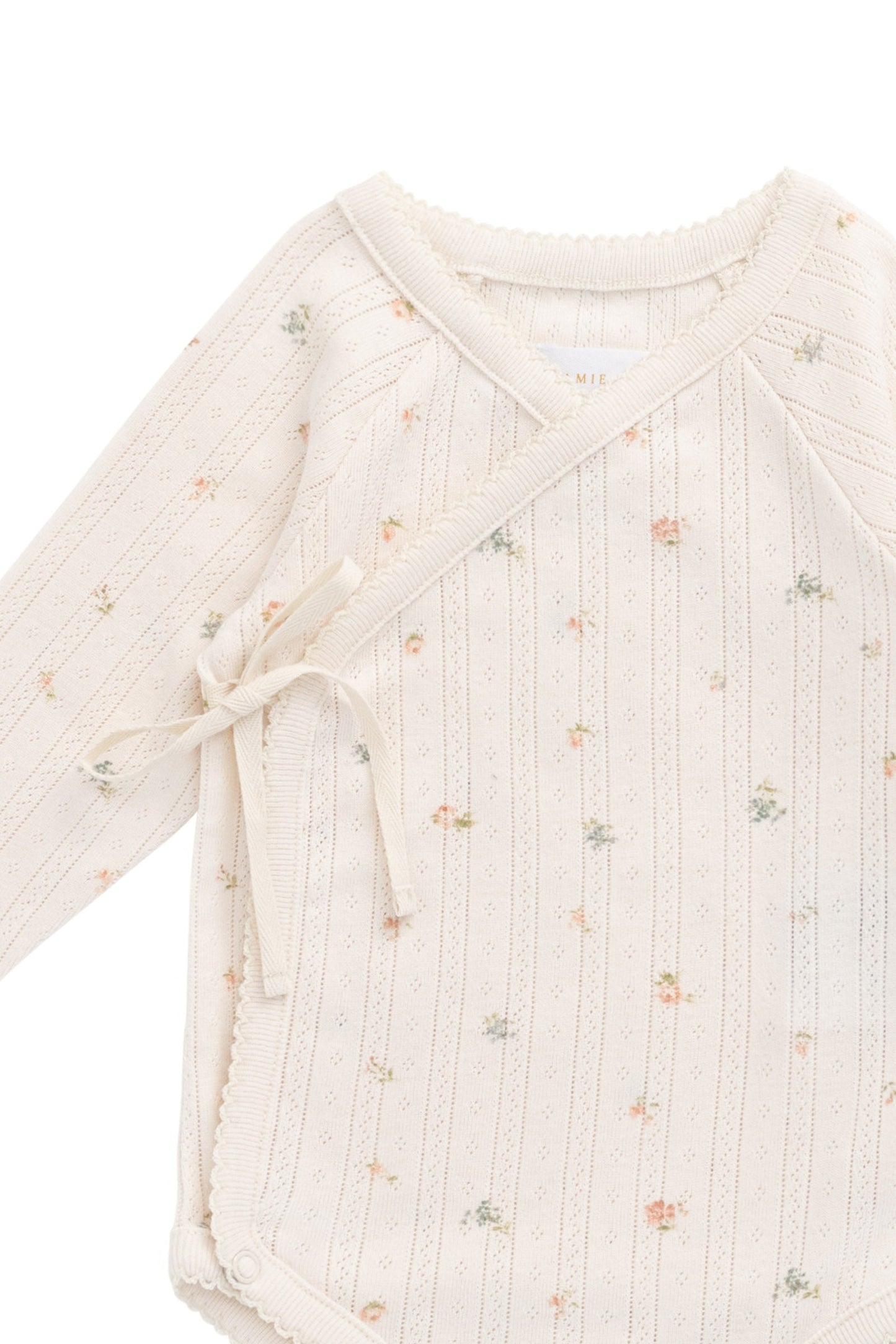 Organic Cotton Pointelle Marina Bodysuit - Sweet Magnolia Simple