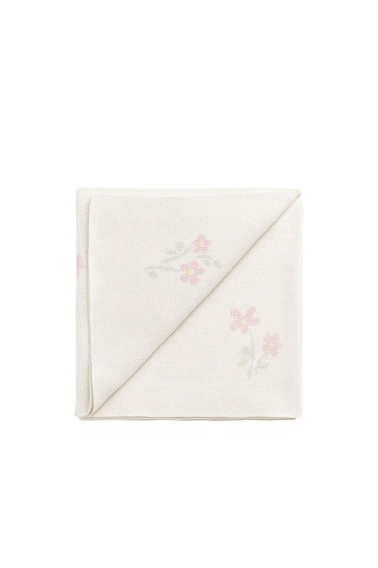 Pauline Jacquard Blanket - Lotus