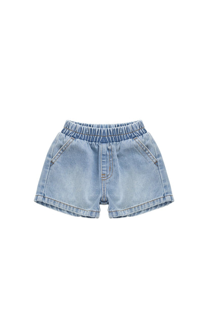 Reid Denim Short - Antique Blue
