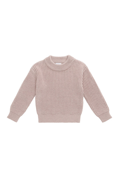 Morgan Jumper - Soft Misty Rose Marle