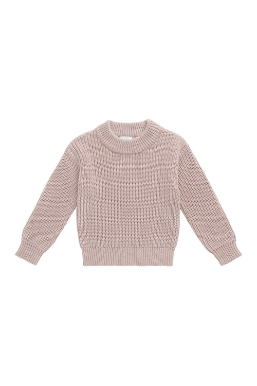 Morgan Jumper - Soft Misty Rose Marle