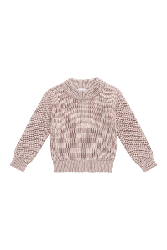 Morgan Jumper - Soft Misty Rose Marle