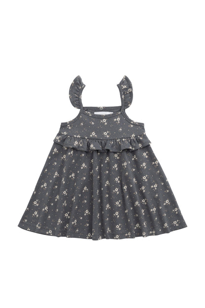 Organic Cotton Molly Dress - Lulu Bloom Lava