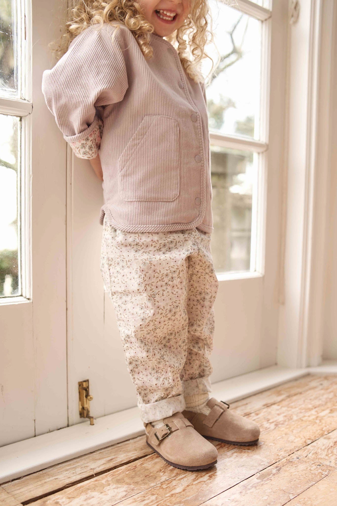 Organic Cotton Elodie Pant - Fifi Violet