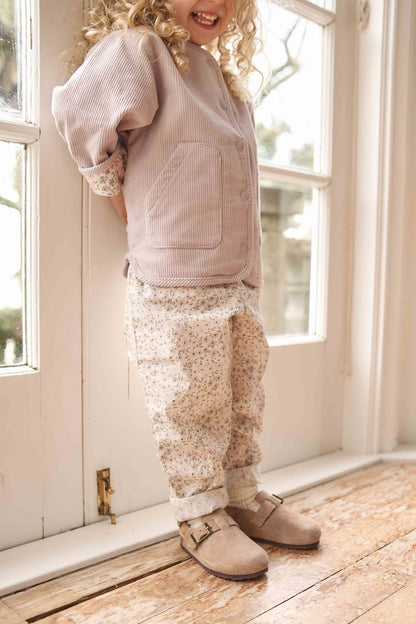Organic Cotton Elodie Pant - Fifi Violet