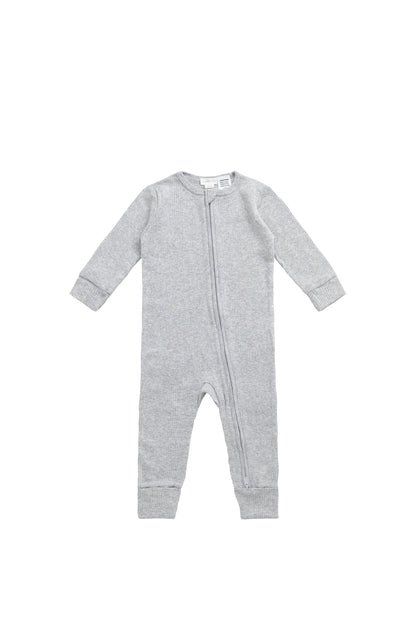 Organic Cotton Modal Frankie Onepiece - Light Grey Marle