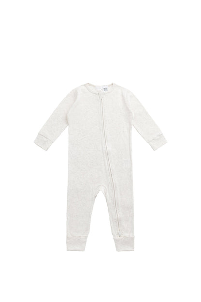 Organic Cotton Modal Frankie Onepiece - Oatmeal Marle