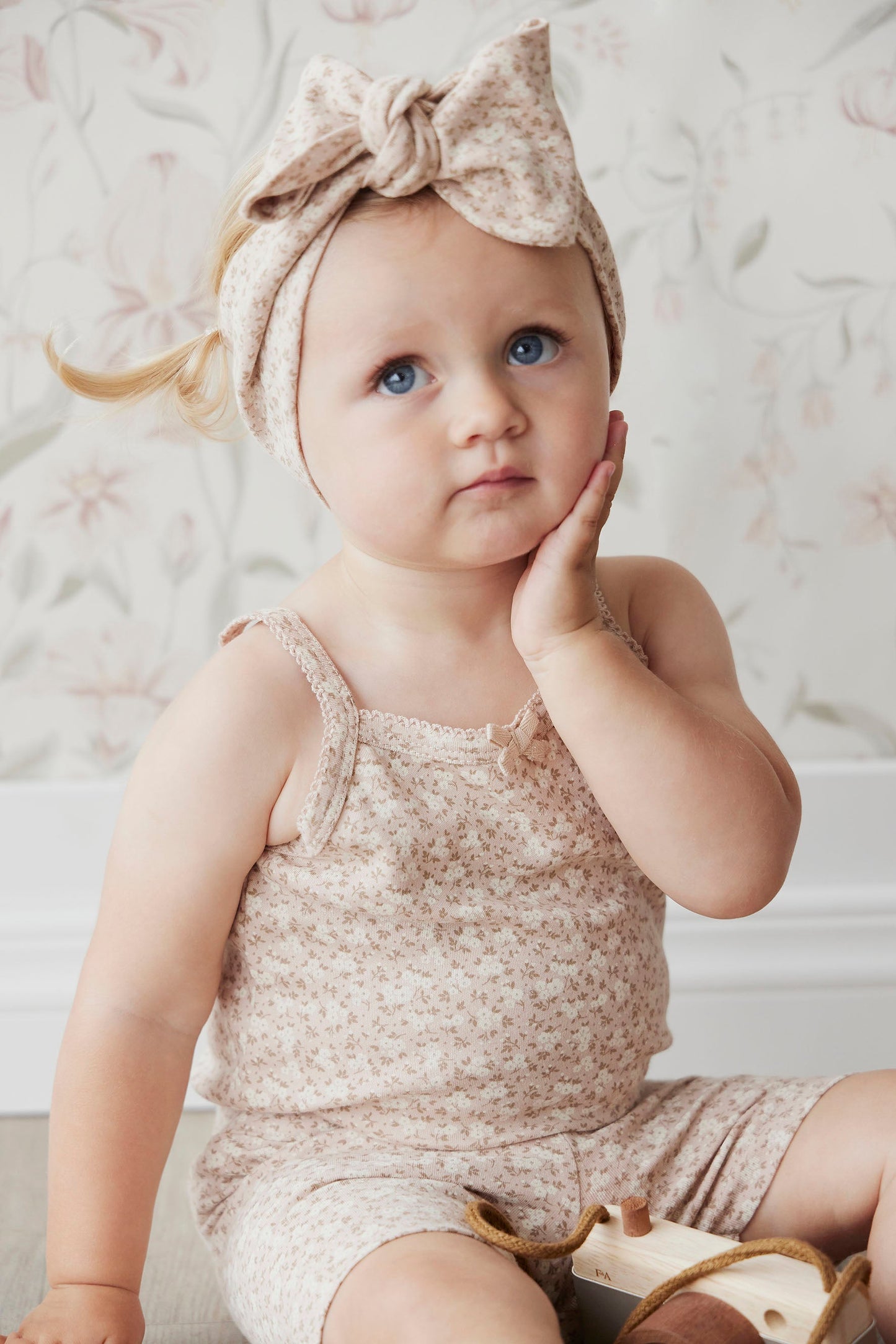 Organic Cotton Singlet - Rosalie Fields