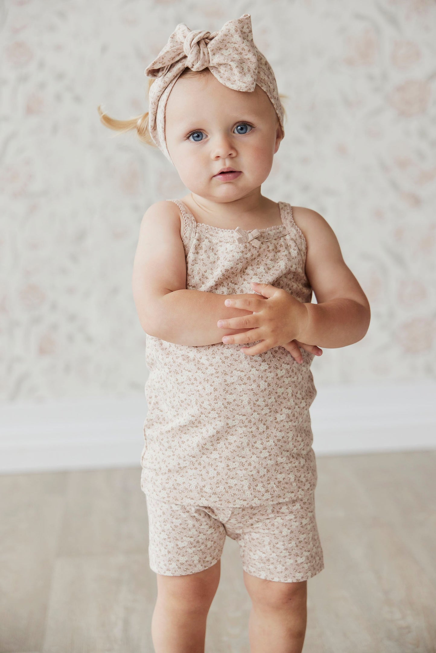 Organic Cotton Singlet - Rosalie Fields