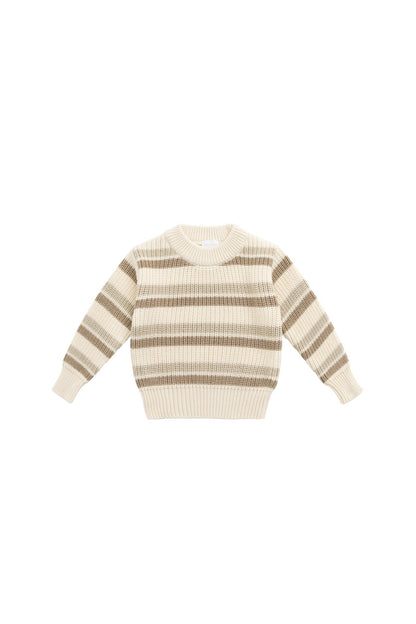 Leon Knit Jumper - Jacapo Stripe