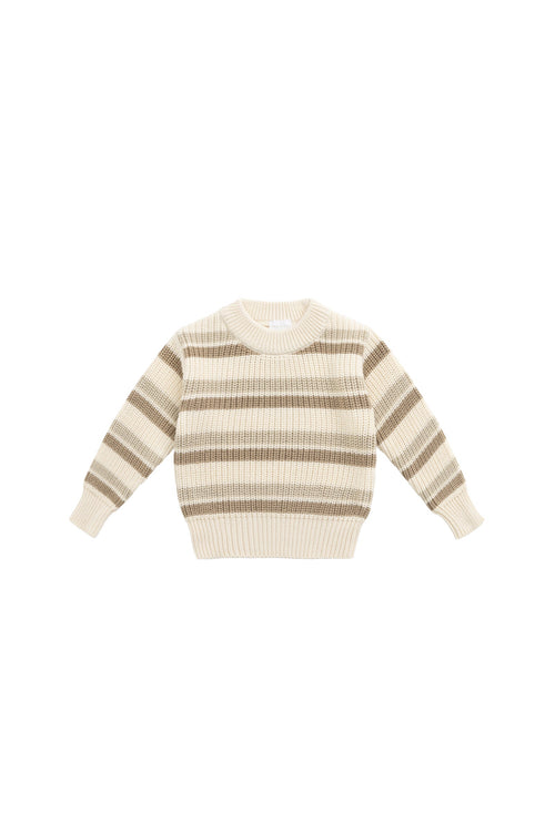 Leon Knit Jumper - Jacapo Stripe